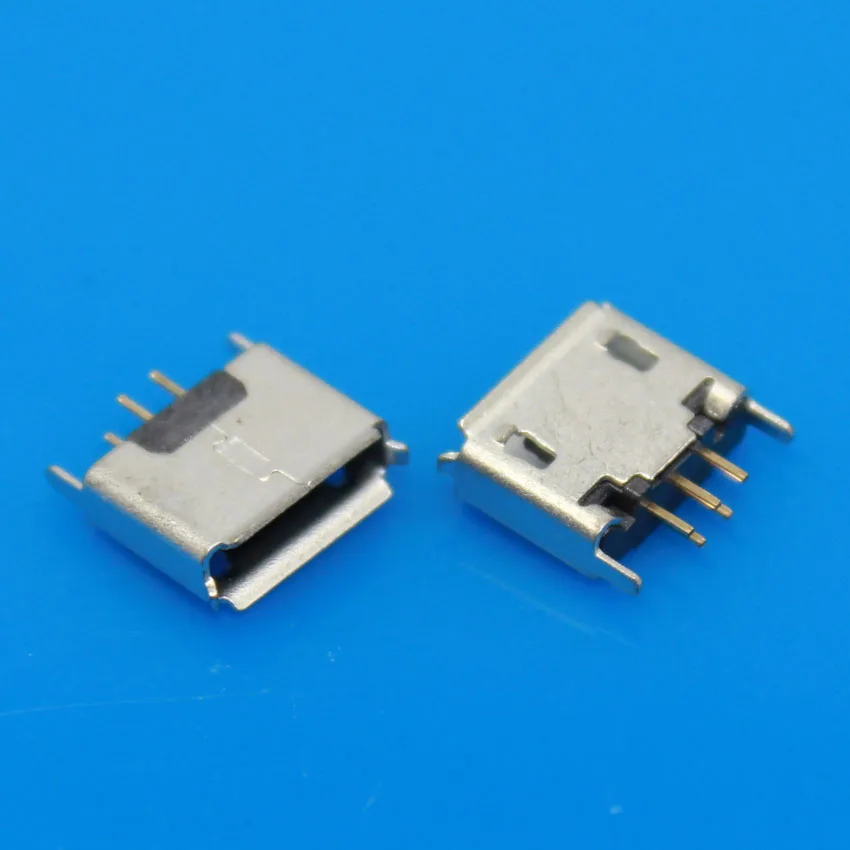 JCD 1 шт. Micro USB Type B гнездо 180 Градусов 5-Контактный SMD SMT паяльный разъем |
