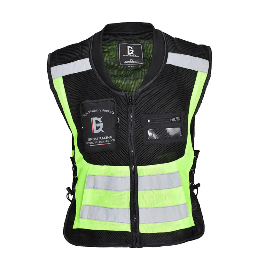 Светоотражающий Жилет для мотоцикла Hi Vis 1 шт. Регулируемый жилет путешествий