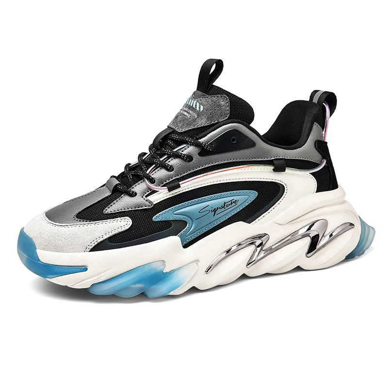 

2021 New Spring Fashion Men Casual Chunky Shoes Trainers Tendencia Breathable Designer Sneakers Zapatillas Hombre Deportiva