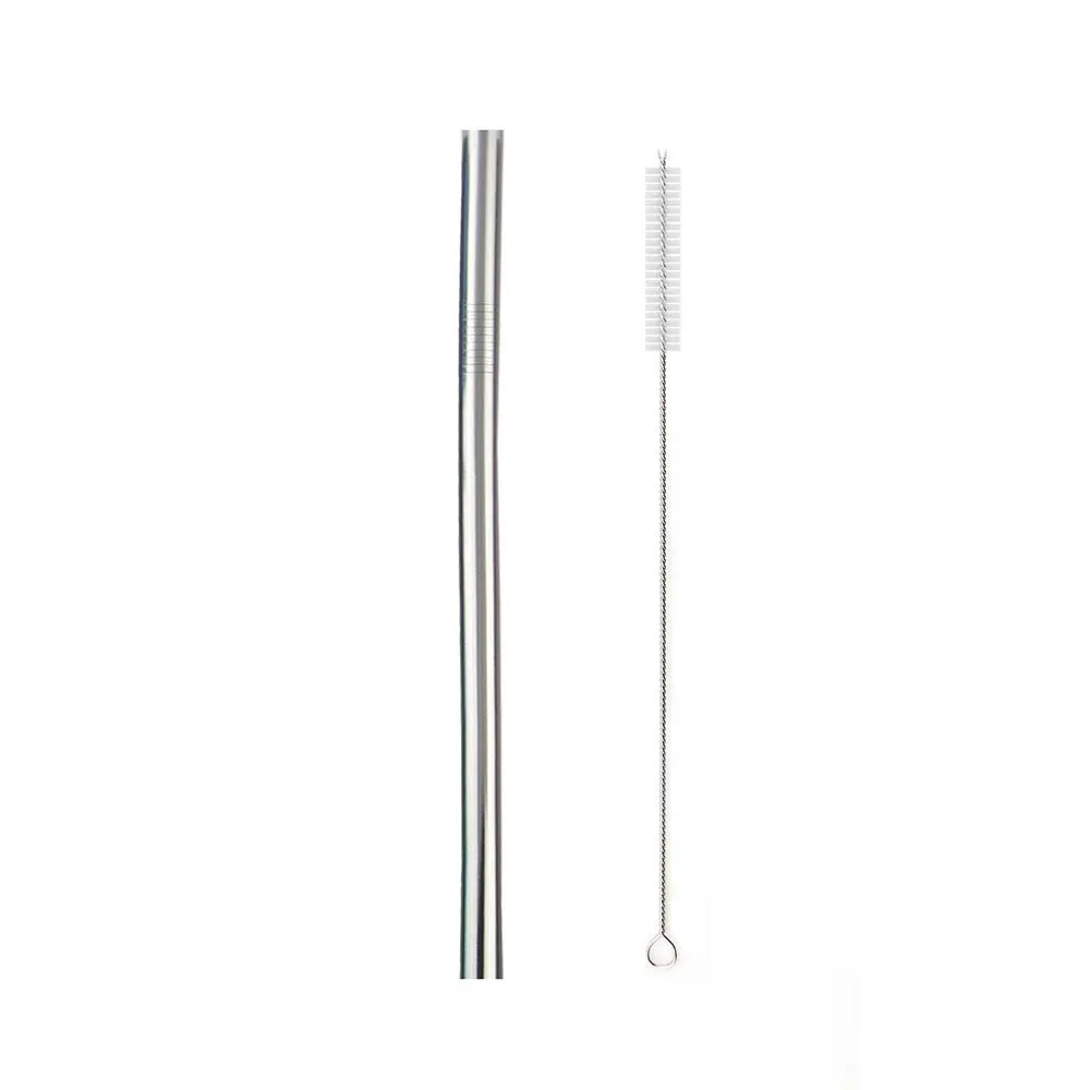 12mm Up Silver 1/4/8 шт. мульти металлическая соломинка комплект многоразовые соломы 304 Нержавеющая сталь соломинки с кистью экологически-безопасные соломинки для кружек 20/30 унций - Цвет: 12mm Up Silver