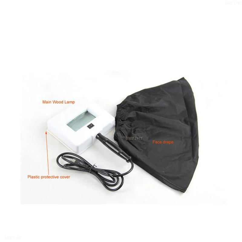 Деревянная лампа для ухода за кожей УФ светильник тестирования кожи деревянная