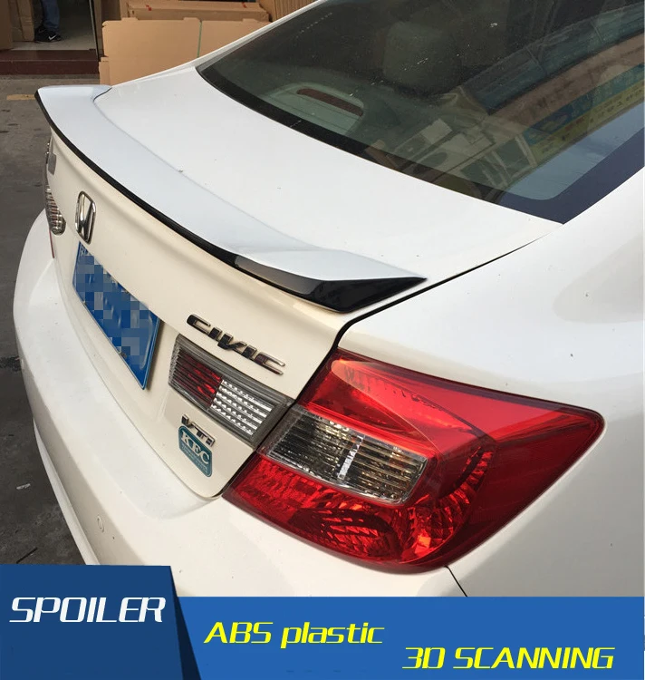 Спойлер для Honda Civic высококачественный спойлер из АБС-материала заднего крыла