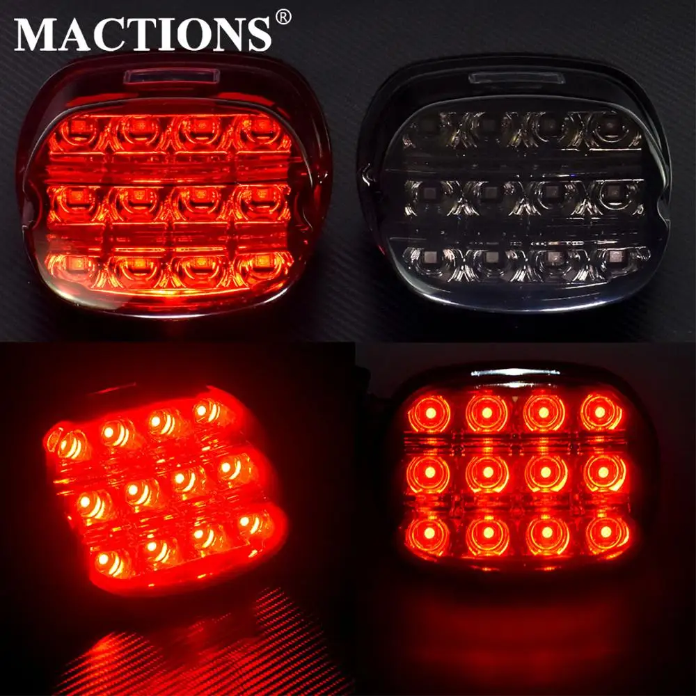 

Motorcycle Led Brake Tail Light Fits For Harley Touring Electra Glide Road Glide Softail Sportster XL883 XL48 Dyna FLD Fat Boy