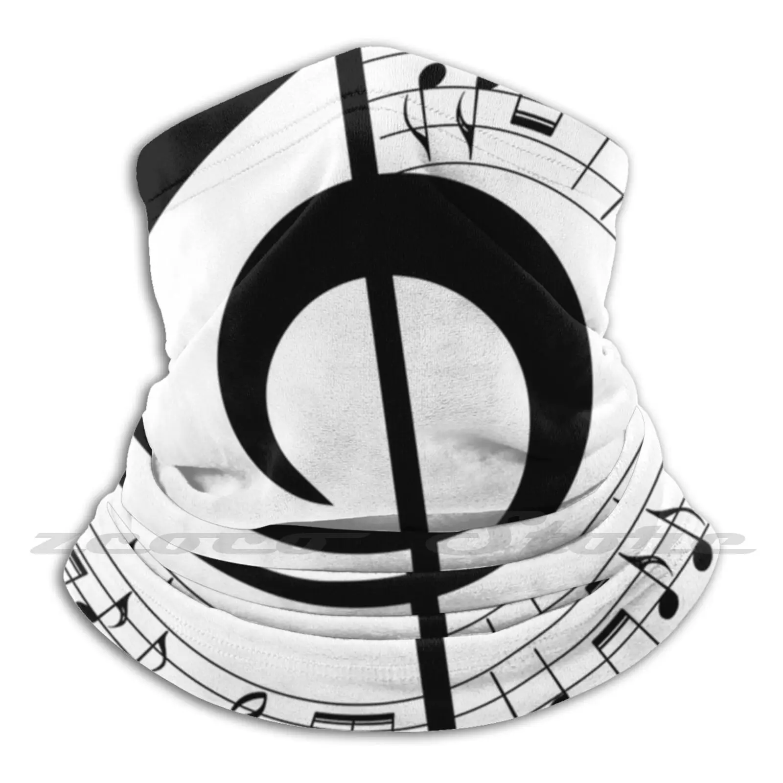 Музыкальная заметка с персонализированным рисунком вязаные головные уборы