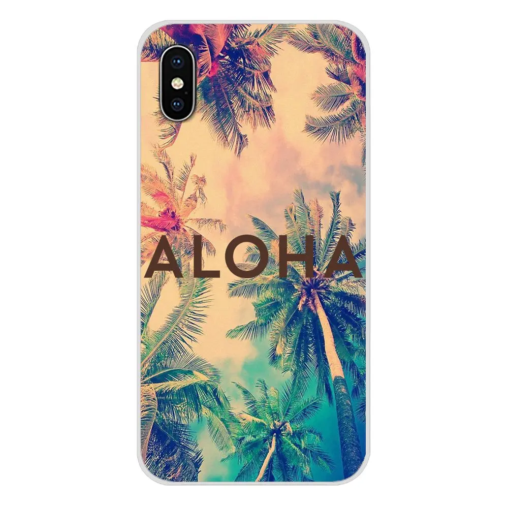 Летние Гавайские aloha аксессуары чехлы для телефонов huawei mate Honor 5X6X7 7A 7C 8 9 10 8C 8X20 30 Lite