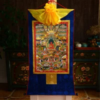 gandhanra tantric tibetan thangka wall hanging artpure landelysium of buddhismbuddha tapestry for zen home decor meditation