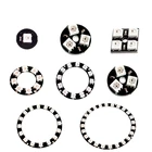 Модуль светодиодной панели WS2812 5050 RGB 13478121624 бит, круглый светодиодный макетный дисплей для электроники Arduino DIY