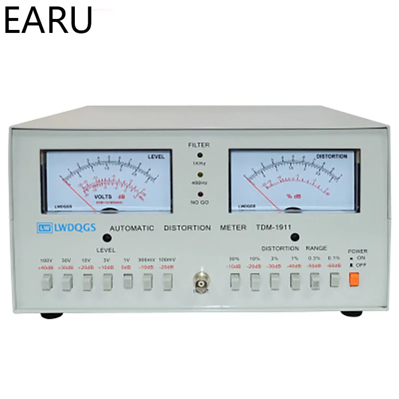 

TDM-1911 Automatic Distortion Meter 0.01% - 30% Audio Signal Distortion Analyzer