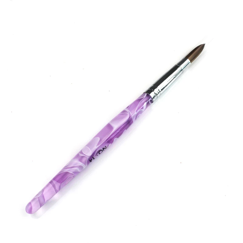 Кисть для ногтей инструменты дизайна 14 # Pincel De Unha Penseel Acrilico красивых Pinceis Para Caneta