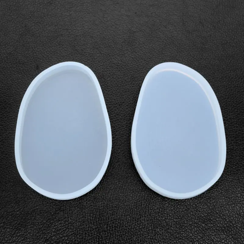 

DIY Crystal Epoxy Resin Irregular Ellipse Coaster Mold..