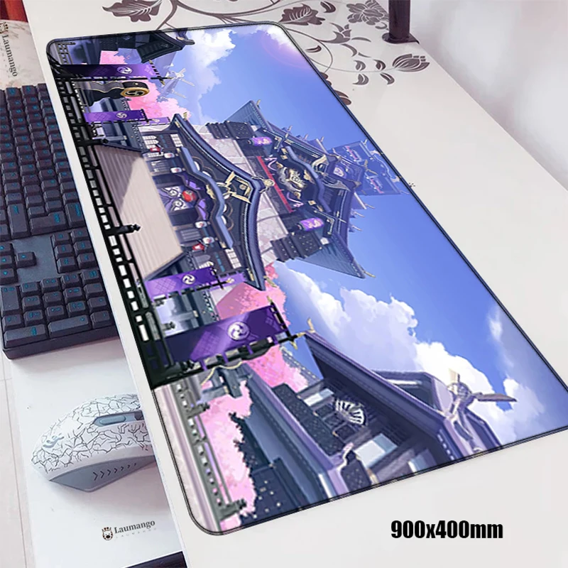 

Large Computer Mouse Pad Xxxl Genshin Impact Anime Pc Gamer Accessories Gaming Mousepad Company Deskmat Yugioh Playmat Rug Mats