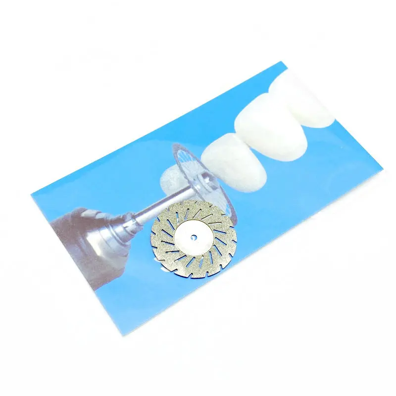 5 шт./компл. стоматологический Алмазный диск резак Двусторонняя Грит резки