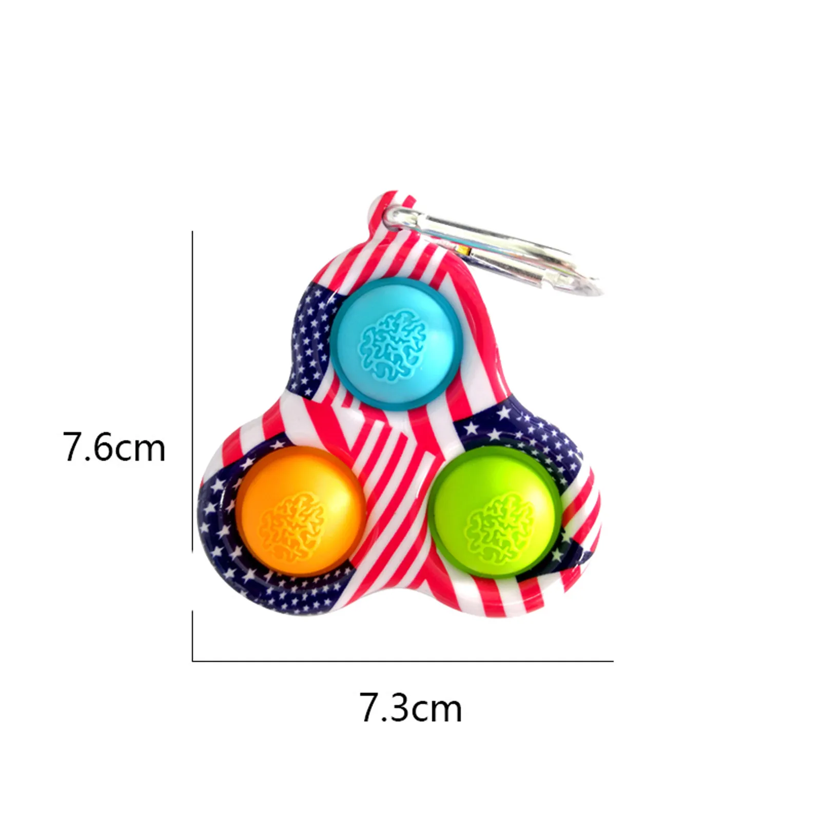 

Fidget Simple Dimples Toy Fa-t Brain Toy Stress Relief Hand Toy Sensory Gift Kid Early Educational Toy Independence day