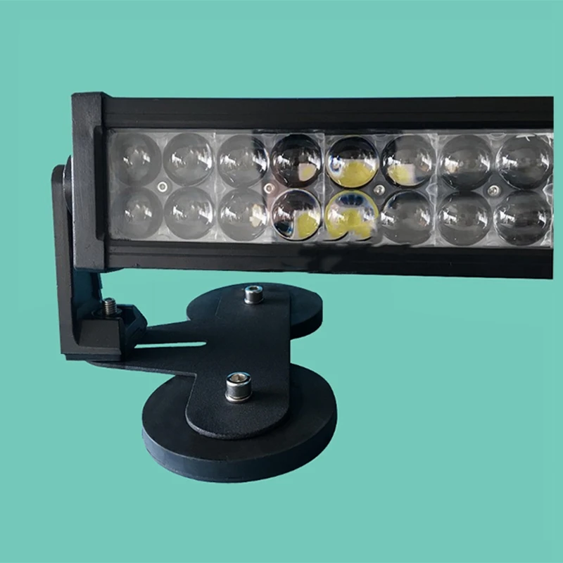 

2Pcs Car Roof LED Light Bar Durable Mount Bracket Strong Magnetic Base Holder for SUV Roof Bar Holder