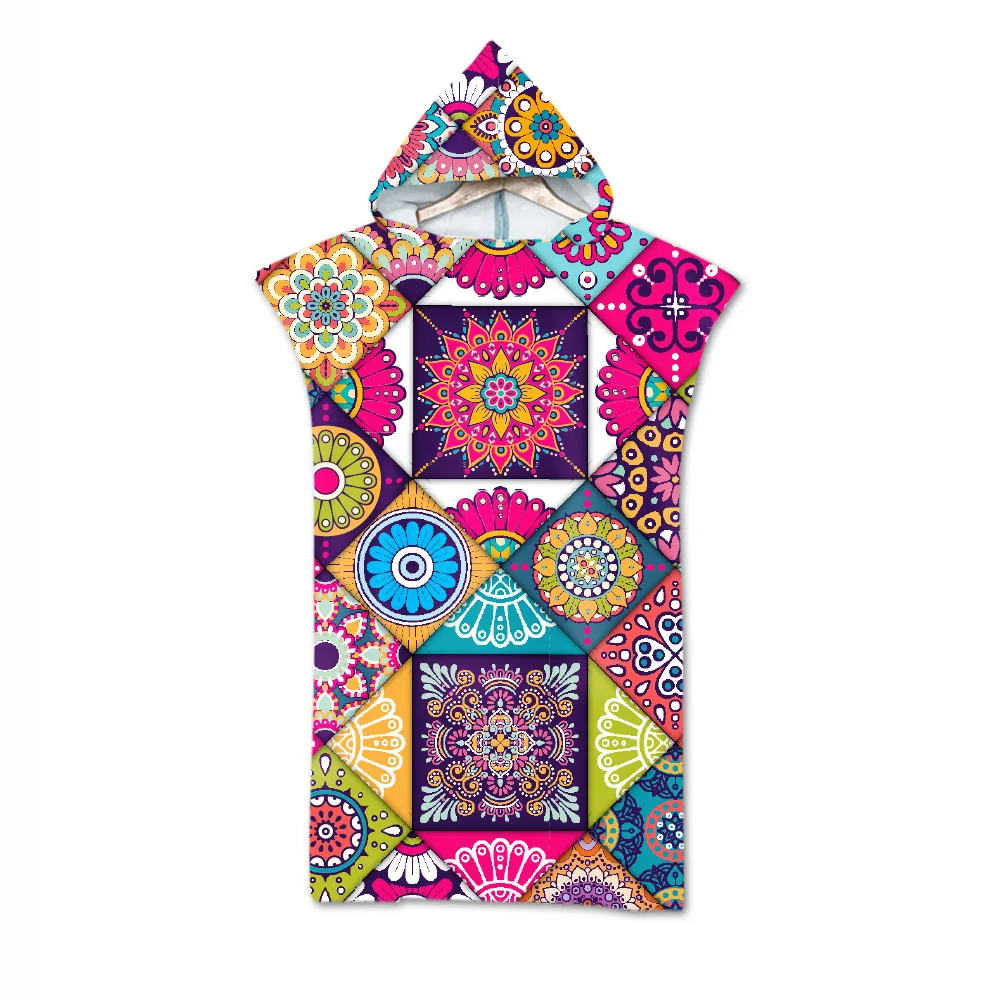 Новое пляжное полотенце в стиле ретро для серфинга и плавания банный халат из