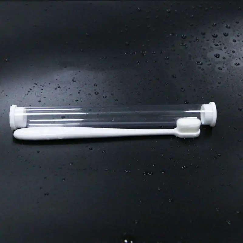 Зубная щетка с мягкой щетиной и футляром супертонкая Мягкая зубная головкой для