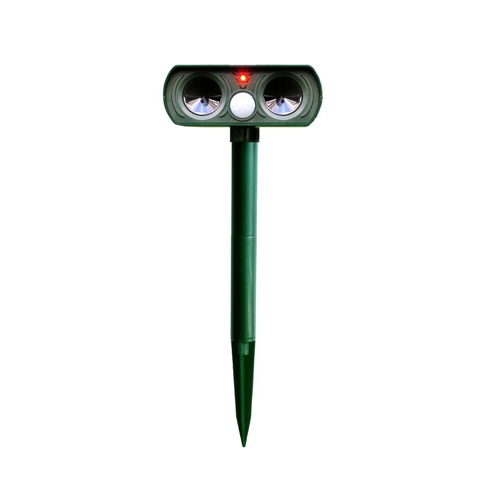 Открытый Солнечный ультразвуковой животных собака Chaser репеллент кошка лиса