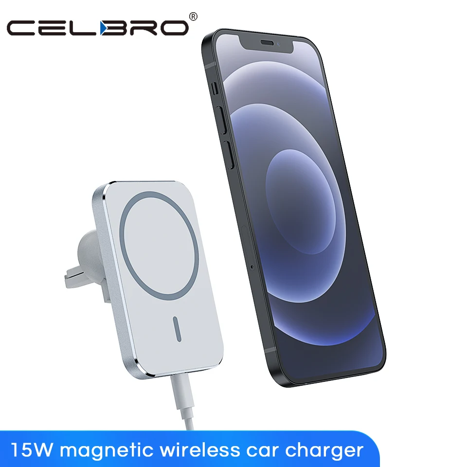 Автомобильный держатель для зарядного устройства магнитный 15 Вт Iphone 12 Pro Max
