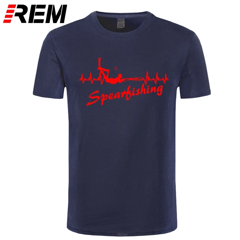 Футболка REM Its In My HeartBeat для подводной охоты футболка с подводным нырянием и копьем