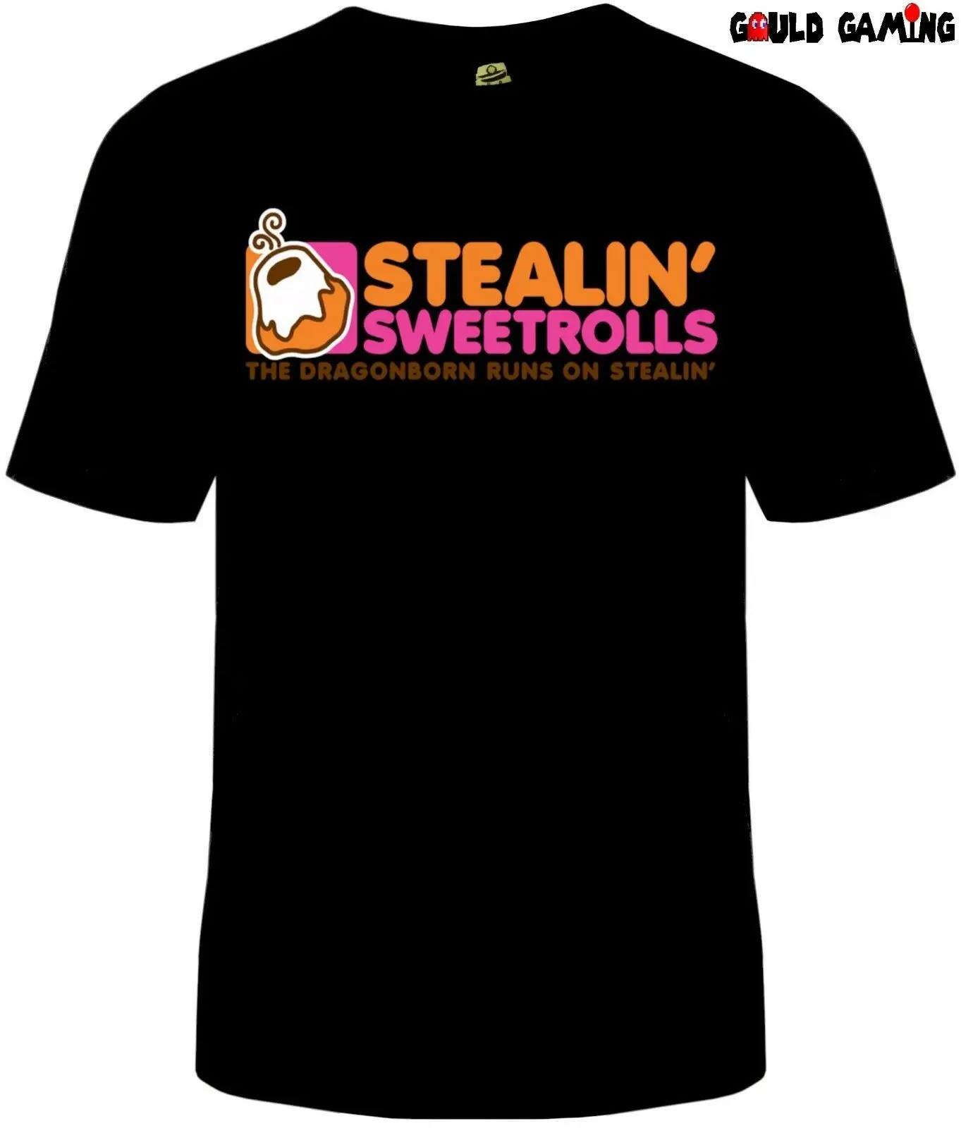 Skyrim краже Sweetrolls футболка унисекс Дракон Dunkin пончики размеров Новинка| |