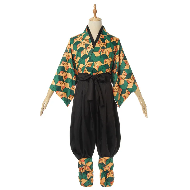 Cosdaddy Kimetsu без Yaiba Sabito Косплэй костюм Kisatsutai кимоно униформа|Костюмы аниме| |
