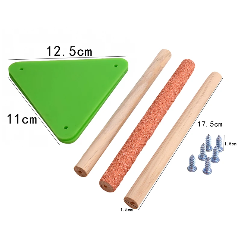 Деревянная лестница для попугаев резиновая игрушка птиц акриловые игрушки