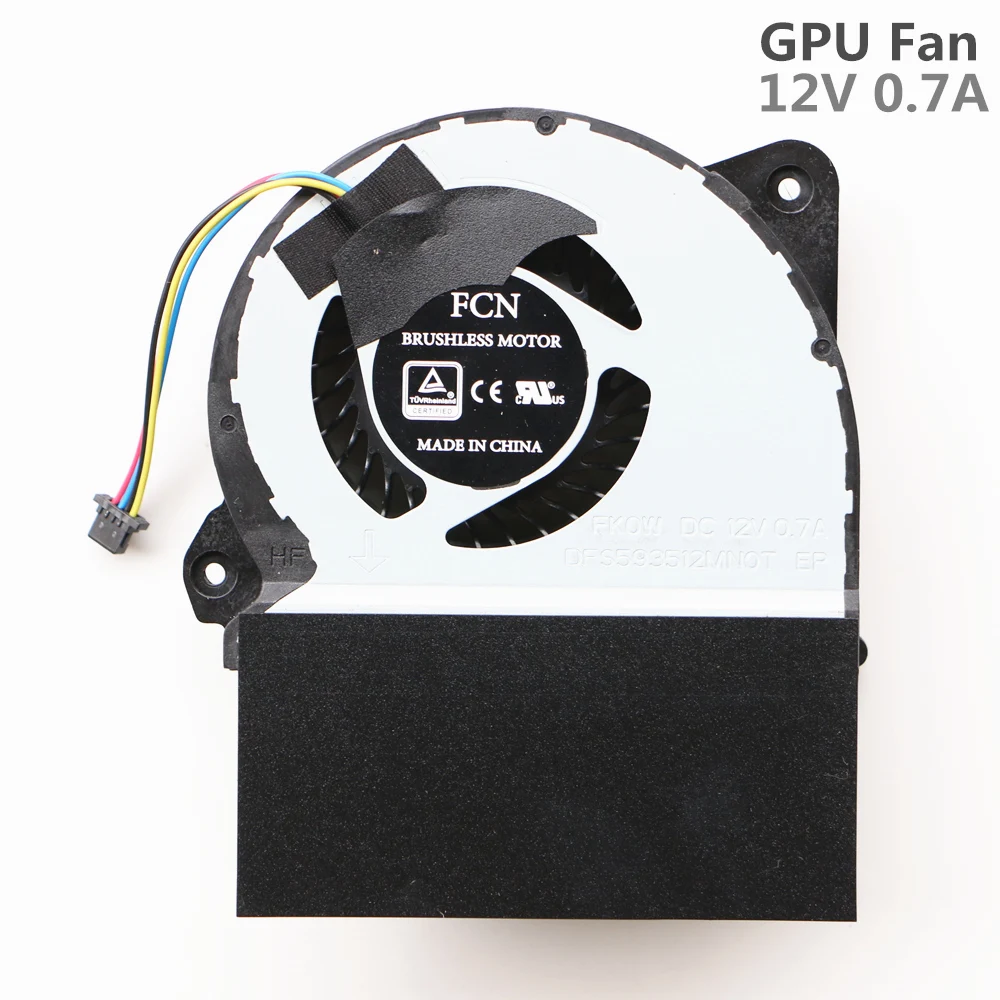 Кулер для ноутбука asus S7Z / S7ZC rog gl702zc вентилятор охлаждения процессора RX580|Кулеры и