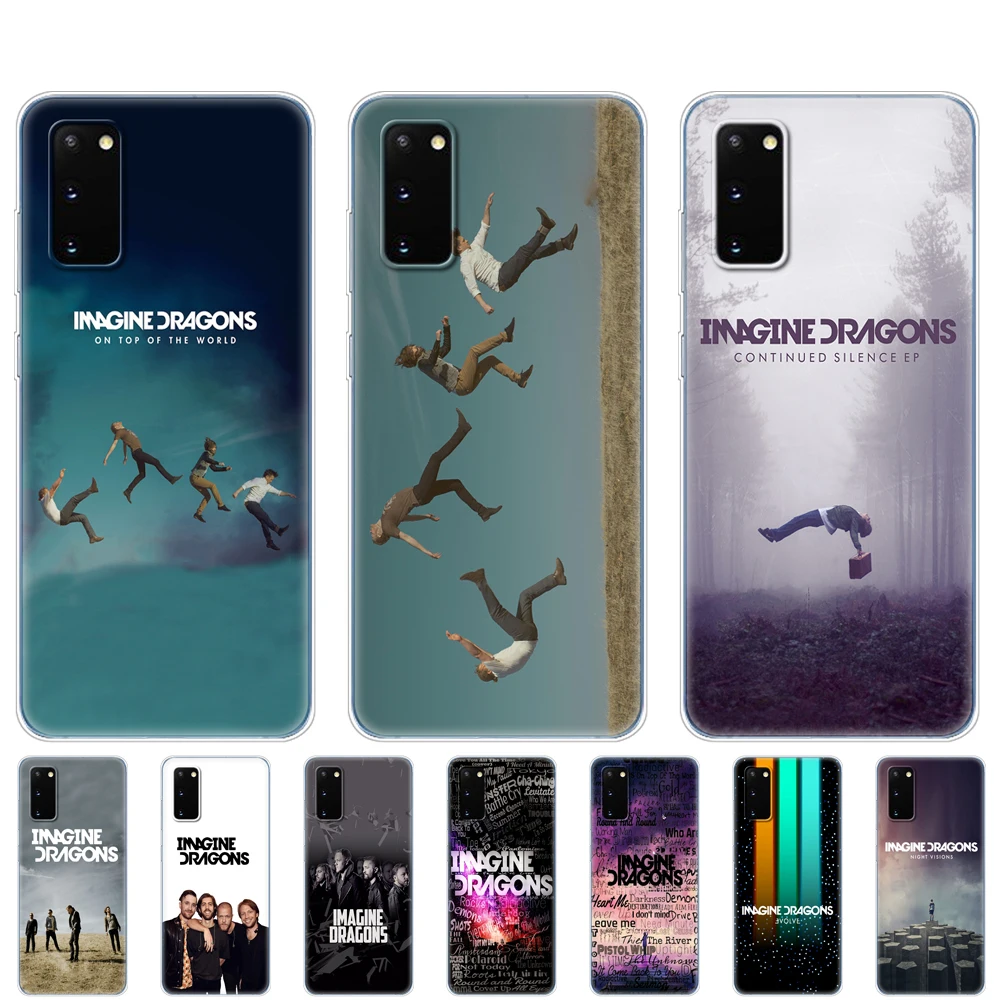 Чехол для samsung galaxy S20 PLUS Ultra S10 lite чехол телефона note 10 plus с рисунком драконов ночной