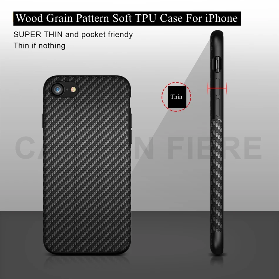 KISSCASE чехол для телефона с текстурой древесины для iPhone 11PRO, чехол, Модный мягкий ТПУ чехол для iPhone 11, чехол, чехол для телефона на айфон 7