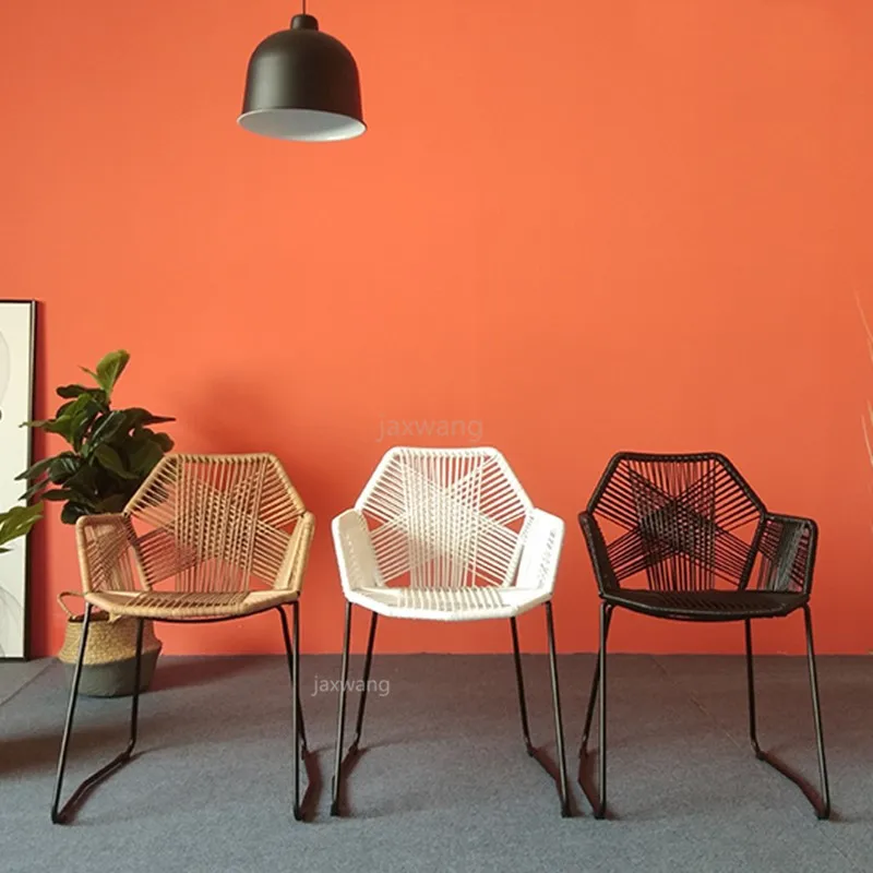 Одноместное кресло в скандинавском стиле современные минималистичные стулья