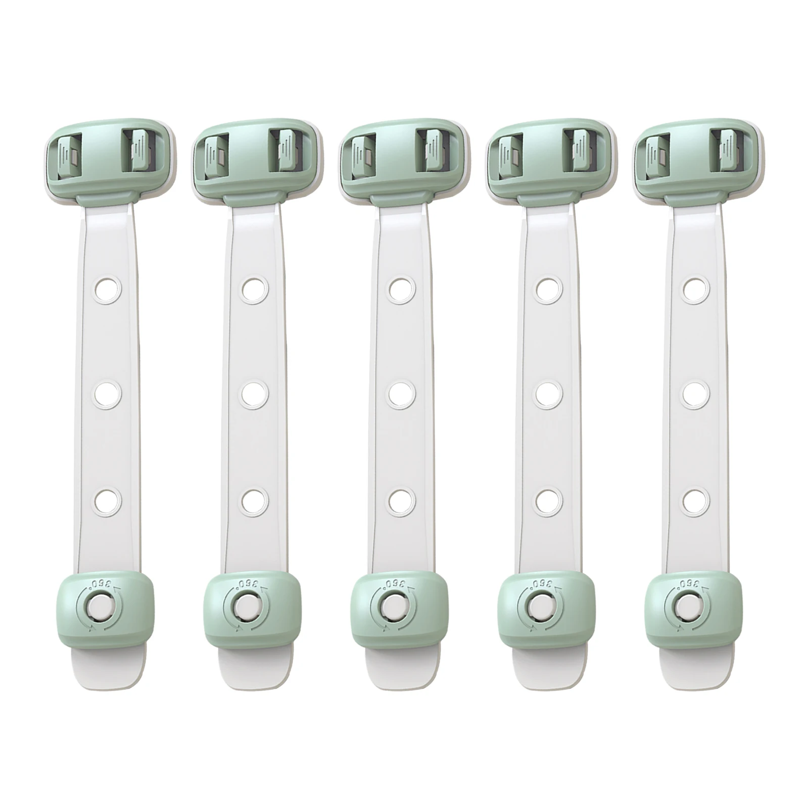 

5pcs Home Office Baby Safety No Drilling Cupboard Water Dispenser Durable Self Adhesive Wardrobe Cabinet Drawer Lock Keyless