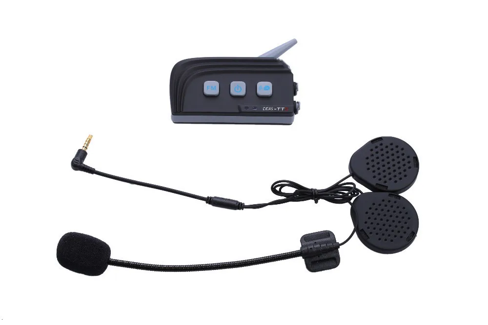 EJEAS TTS велосипедный Bluetooth домофон мотоциклетный шлем гарнитура 4 всадника мото Переговорная система связи с FM