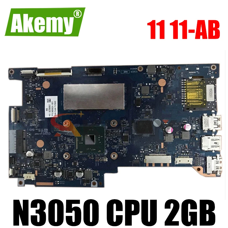 

Akemy для HP x360 трансформер 11 11-AB серии Материнская плата ноутбука 906725-601 906725-001 аккумулятор большой емкости CIU10 LA-E342P с N3050 Процессор 2 Гб