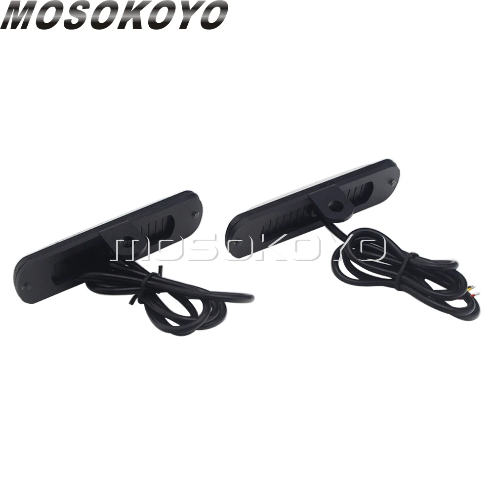 12 В светодиодный номерной знак для мотоцикла вспомогательный задний фонарь бега