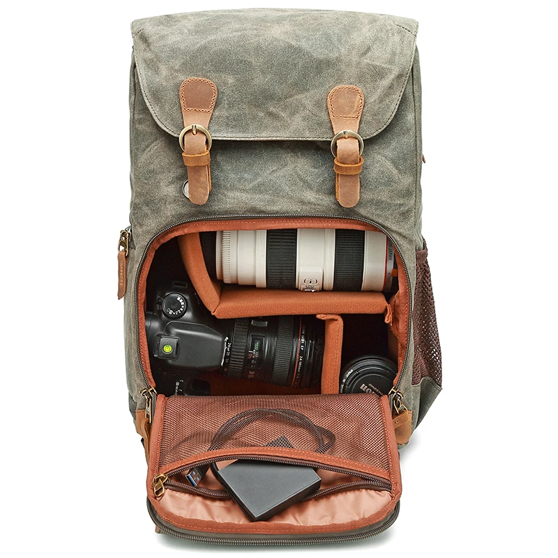 waterproof dlsr backpack camera bag large size photo bag batik canvas outdoor dlsr camera lens bag backpack for canon nikon sony free global shipping