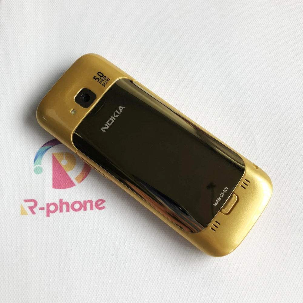 Разблокированный оригинальный NOKIA C5 C5-00 мобильный телефон Иврит Арабский Русский