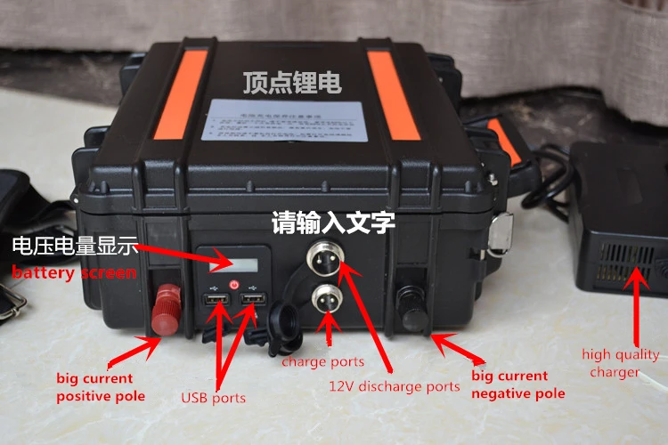 Литий-ионные литий-ионные аккумуляторы большой емкости 12V 300AH-100AH для домов моторов/моторные лодки/солнечные панели/Внешний аварийный блок питания