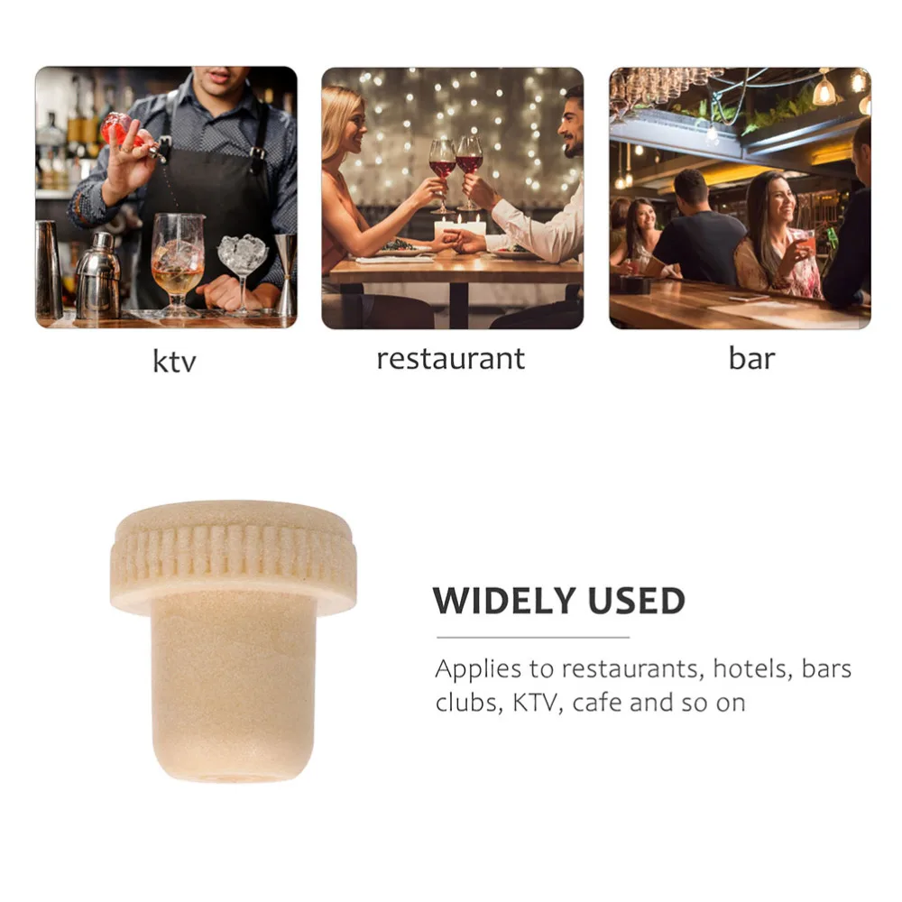 

24pcs Wooden Cork Stopper Bottle Sealing Plugs Supplies Glass Stopper