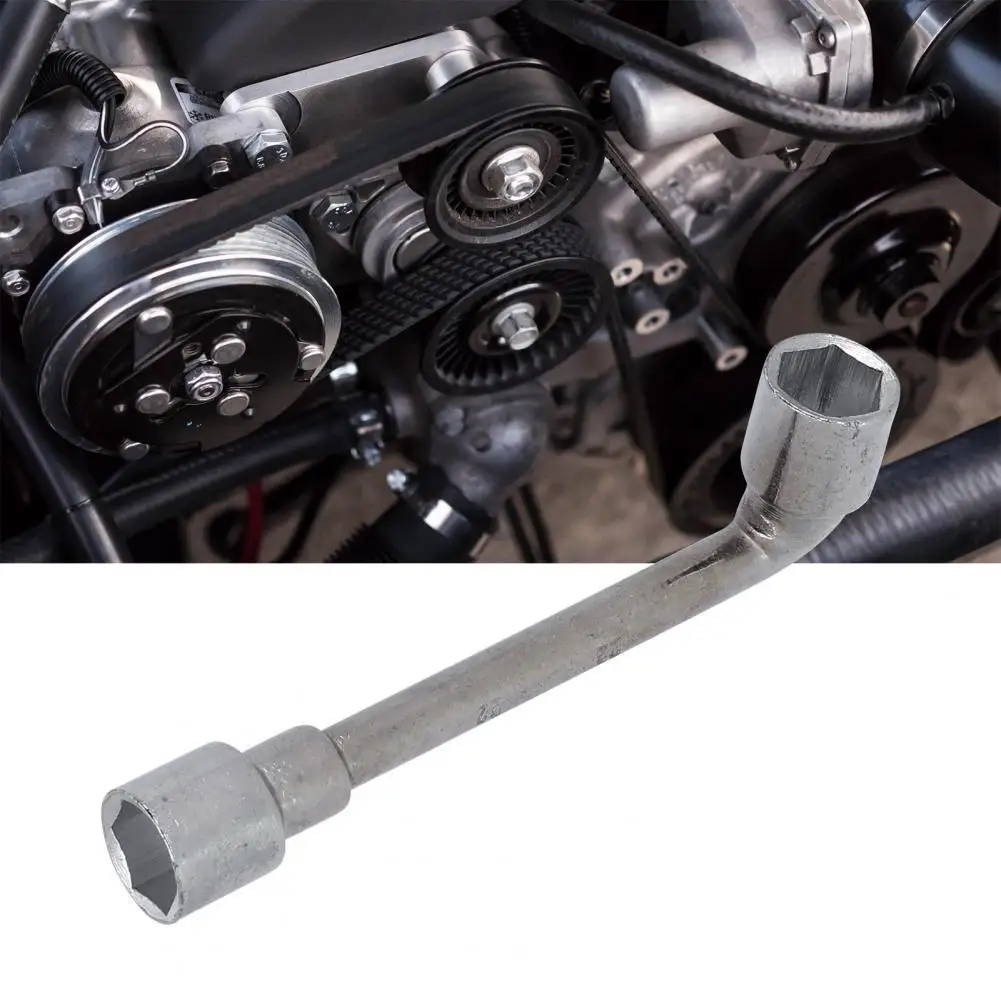 

22mm Double Ended L-Type Elbow Hexagon Socket Spanner Perforated Socket Wrench Hardware Repair Tool for Vehicles