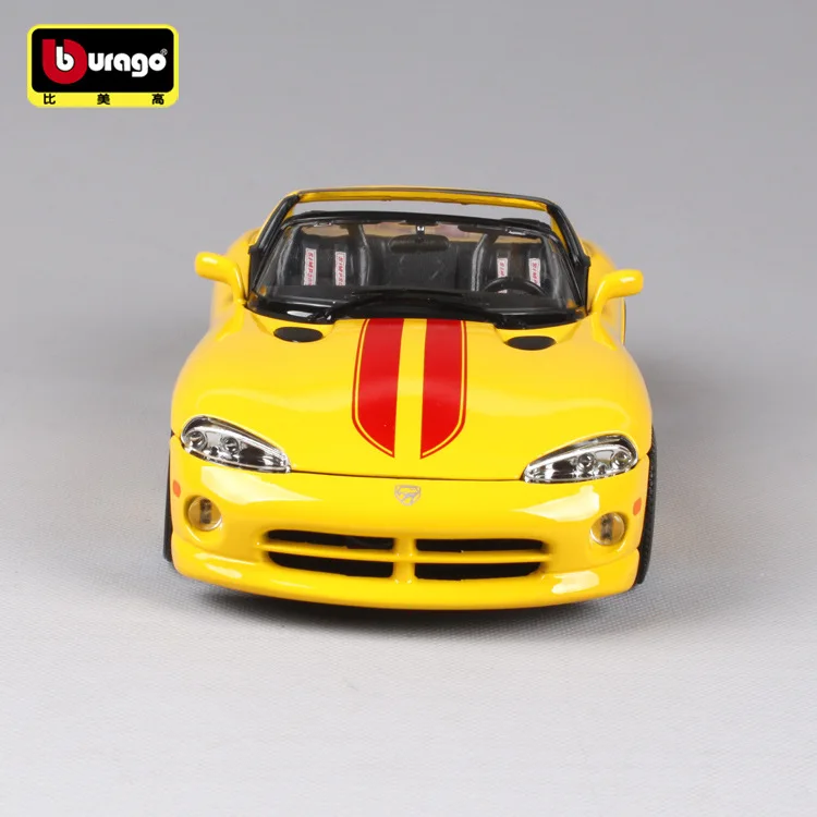 Bburago 1:18 Dodge VIPER RT автомобиль сплав модель автомобиля моделирование автомобиля украшение коллекция Подарочная игрушка Литье под давлением модель игрушка для мальчиков