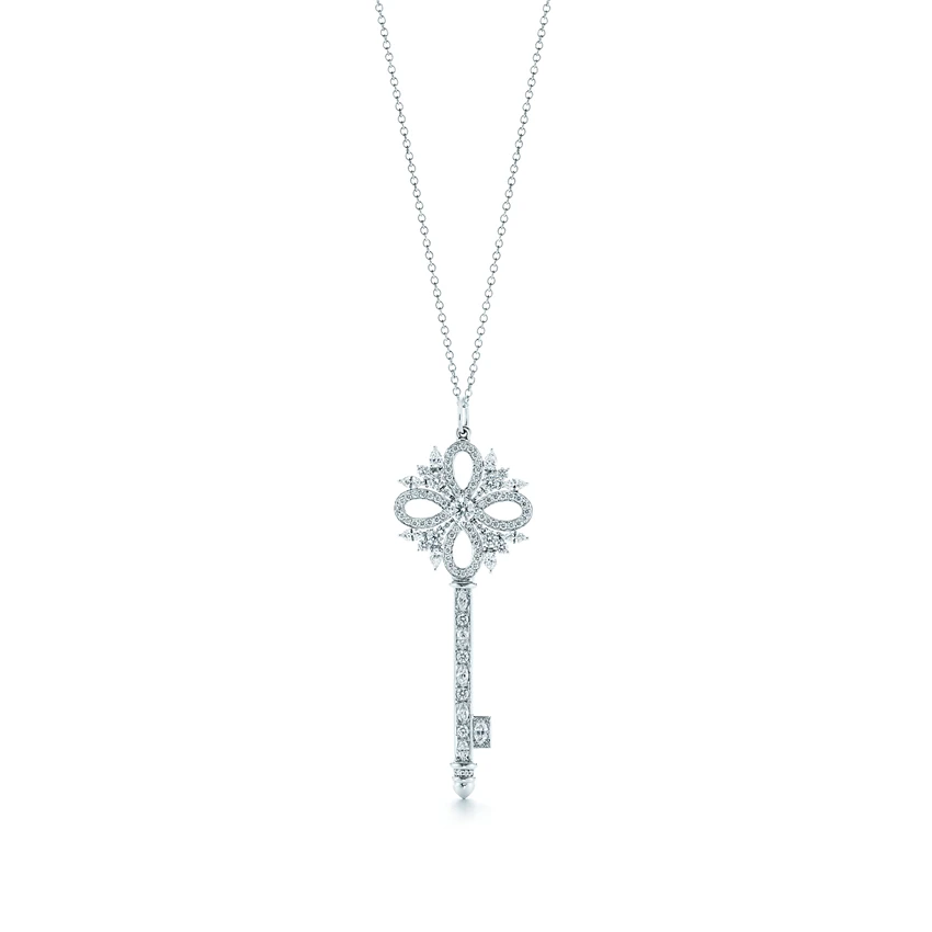 

Spring new hot style with the keys to number stone necklace
