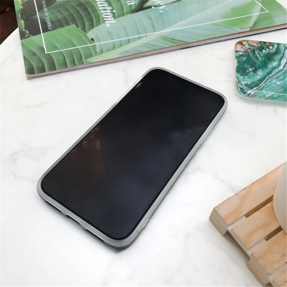 Глянцевый мраморный чехол для iphone 6 7 8 Plus 11 Pro X XS Max XR Блестящий корпус эпоксидный