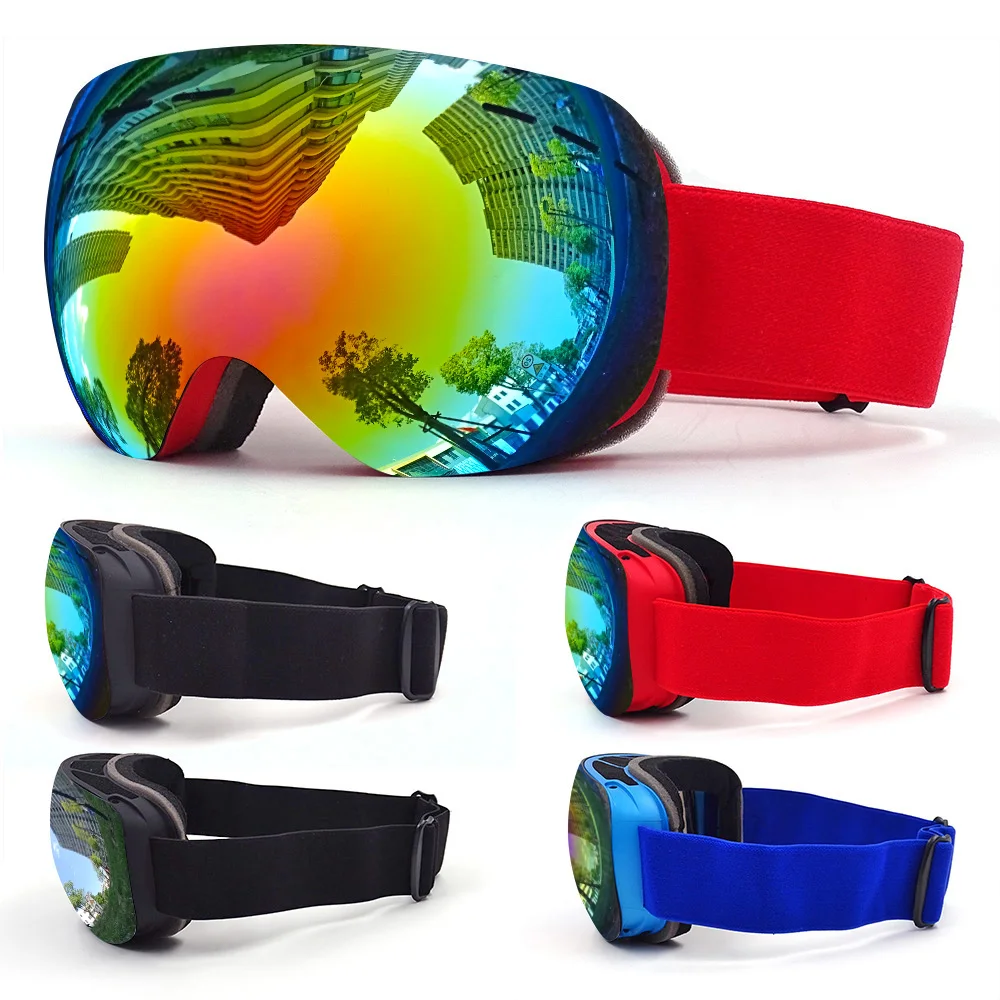 

Очки Лыжные унисекс, двухслойные, противотуманные, UV400, с чехлом