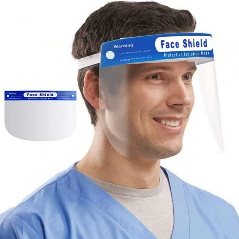 Прозрачная защитная защита для лица прозрачный откидной козырек очки глаз