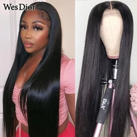 13x4 lace front human hair wigs pre plucked brazilian straight lace front wig 4x4 lace wig for black women density 180 remy hair