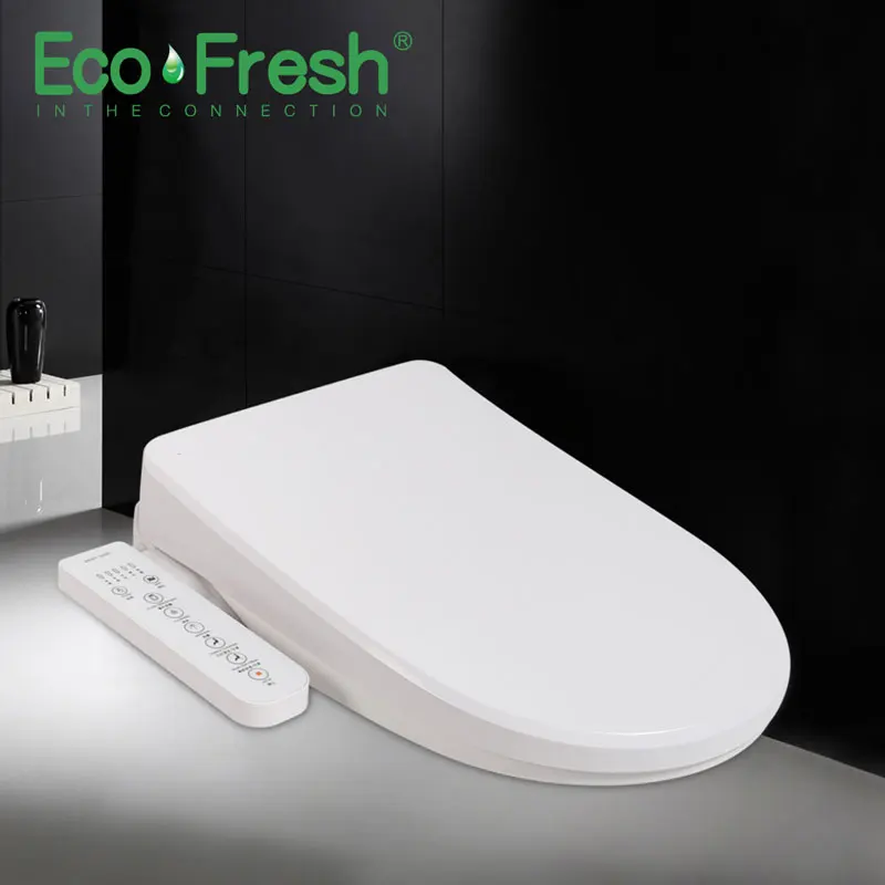 Ecofresh, умное сиденье для унитаза, u-образное электрическое биде, сантехника для ванной, УФ антибактериальное автоматическое мытье, подогрев унитаза