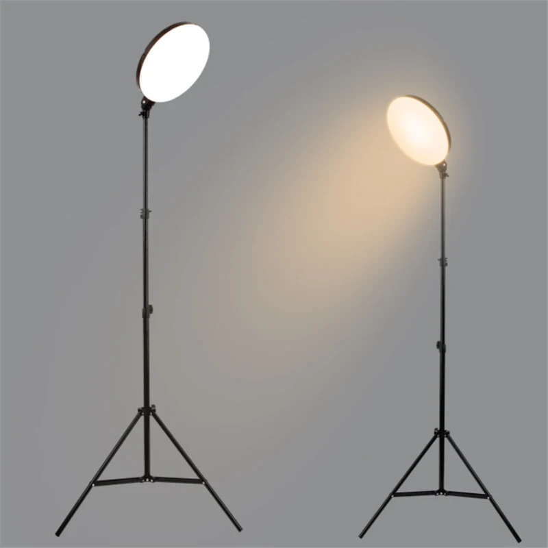 Dimmable Photography Led Video Panel Lighting Lamp 3000K-6000K Photography Lamp With Tripod For Youtube Makeup Video Fill Light