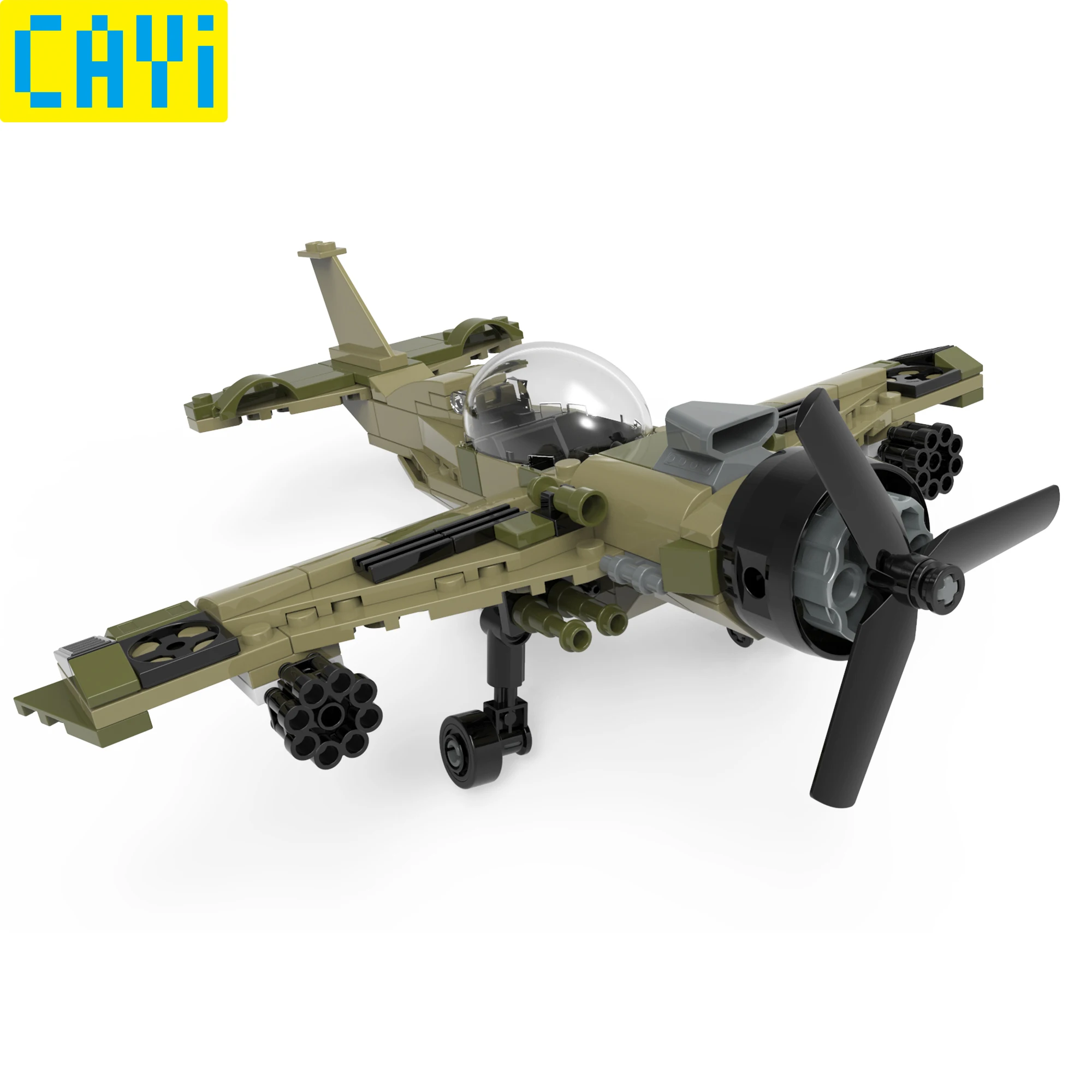 CAYI Военная серия военный корабль автомобиль истребитель совместимые армейские