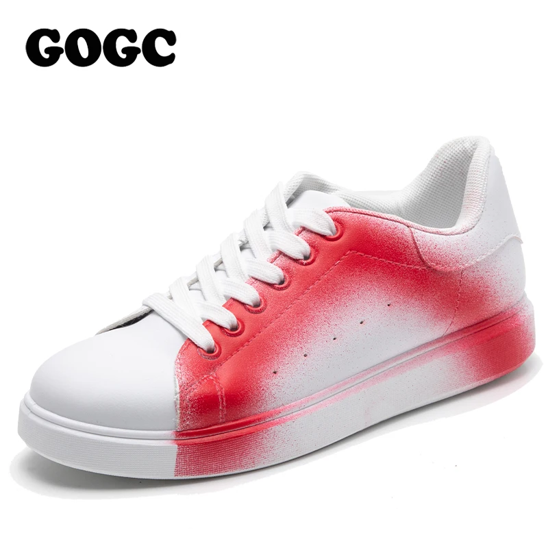 Кроссовки GOGC женские на массивной платформе Вулканизированная подошва дышащие