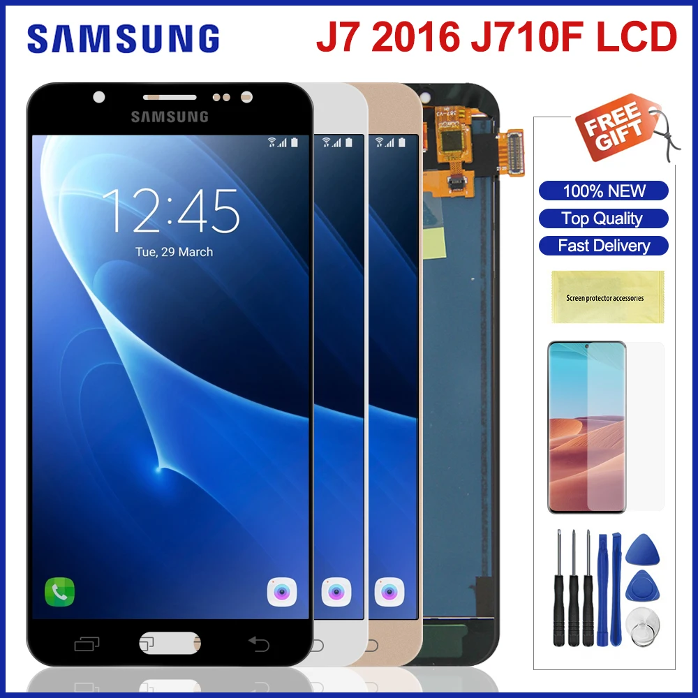 

J701 ЖК-дисплей для Samsung Galaxy J7 Neo J701 ЖК-дисплей сенсорный экран дигитайзер Замена для Samsung J701 J701F J701M ЖК-экран